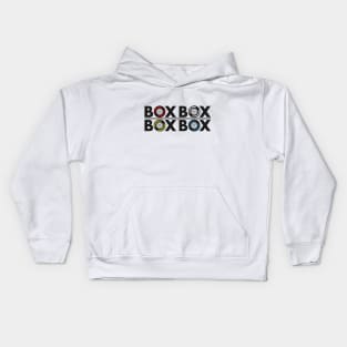 Box Box Box Box F1 Tyre Compound Design Kids Hoodie